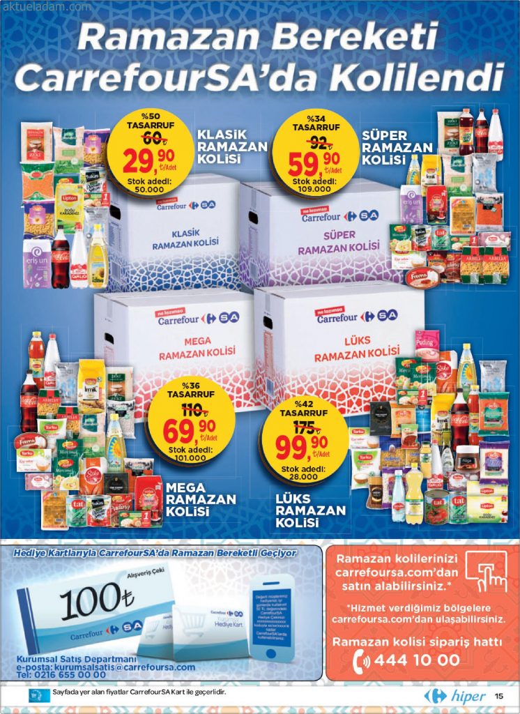 CarrefourSA 2 Mayıs 23 Mayıs 2018 Kataloğu 15