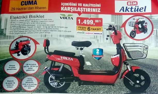 Bim 29 Haziran 2018 Volta Elektrikli Bisiklet İncelemesi ve Yorumları