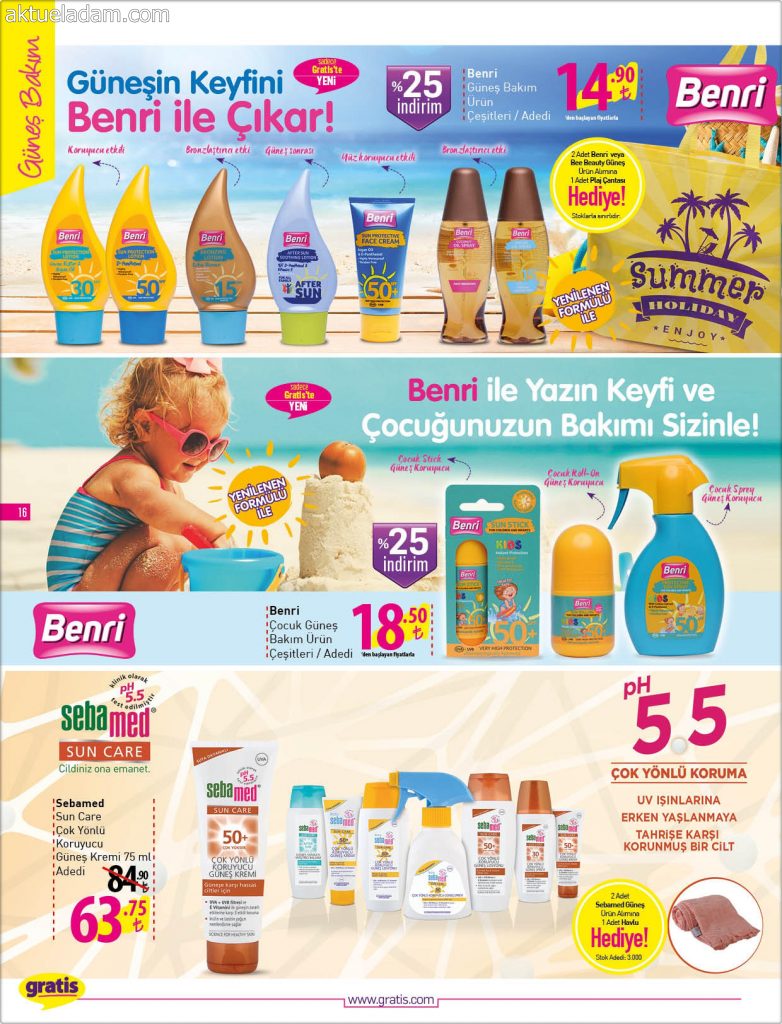 Gratis 1 Haziran – 5 Temmuz 2018 İndirim Kataloğu 16