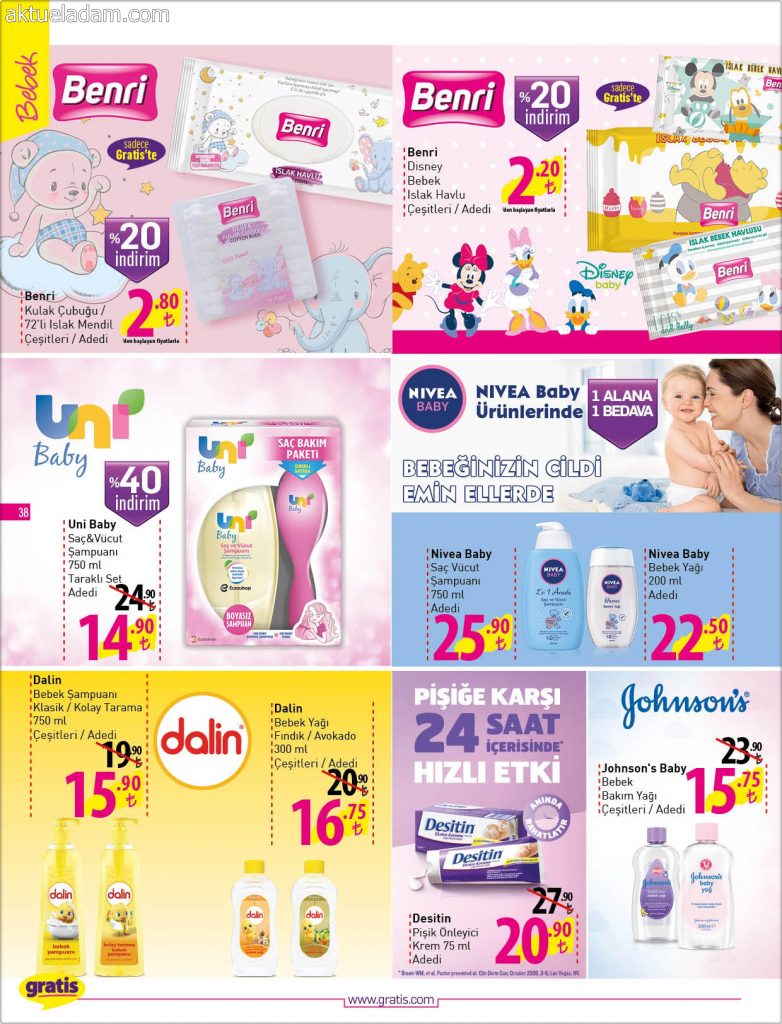 Gratis 1 Haziran – 5 Temmuz 2018 İndirim Kataloğu 38