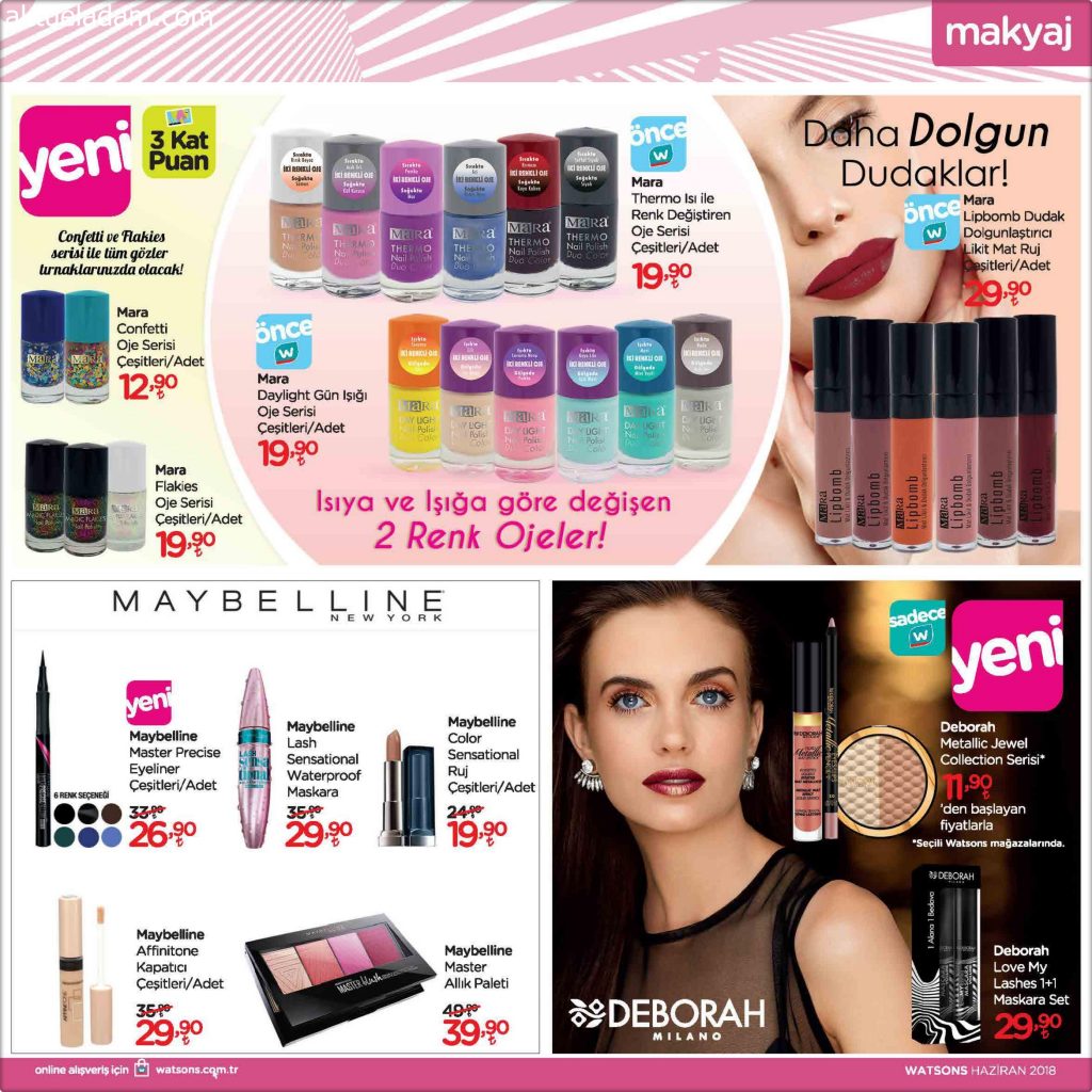 Watsons 1 Haziran 30 Haziran 2018 Kataloğu 19