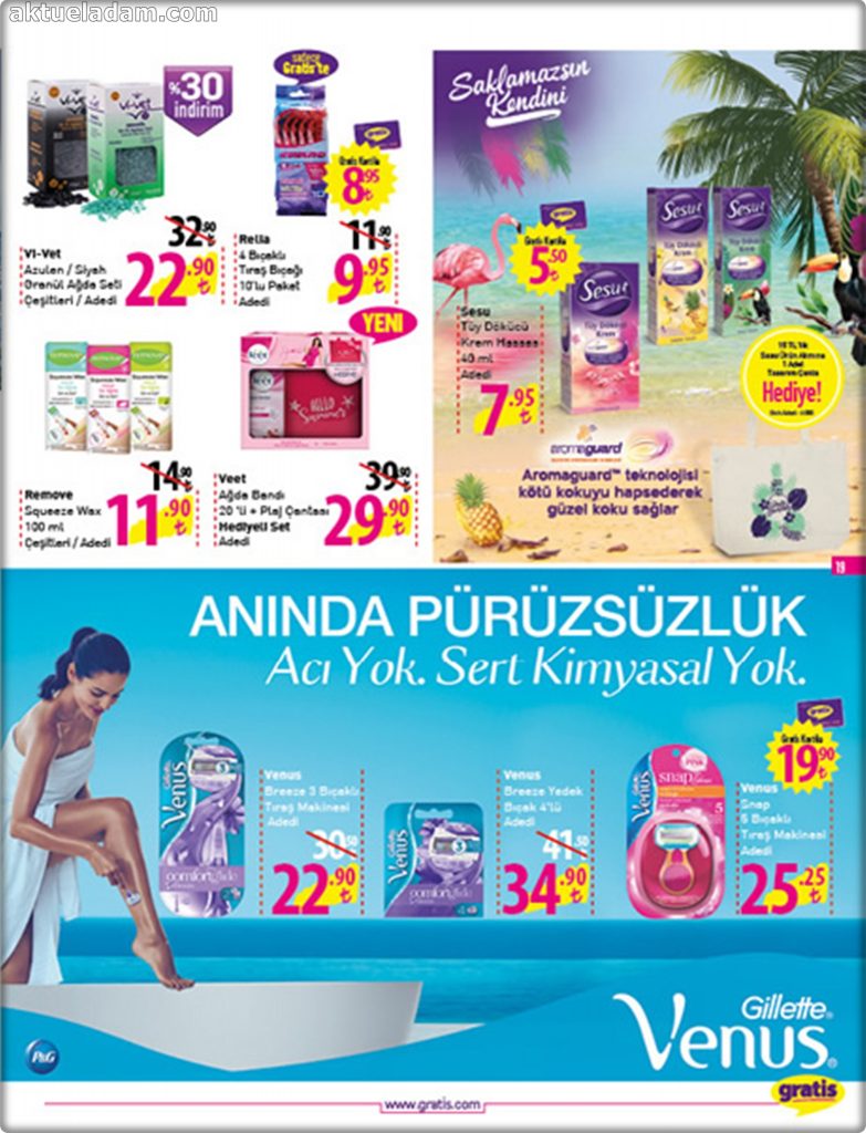 Gratis 6 Temmuz 2 Ağustos 2018 İndirim Kataloğu 19