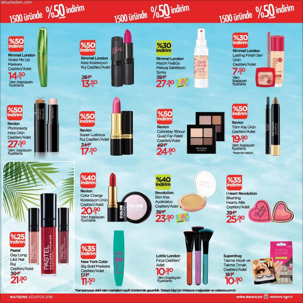 Watsons 2 Ağustos 6 Eylül 2018 Kataloğu 4